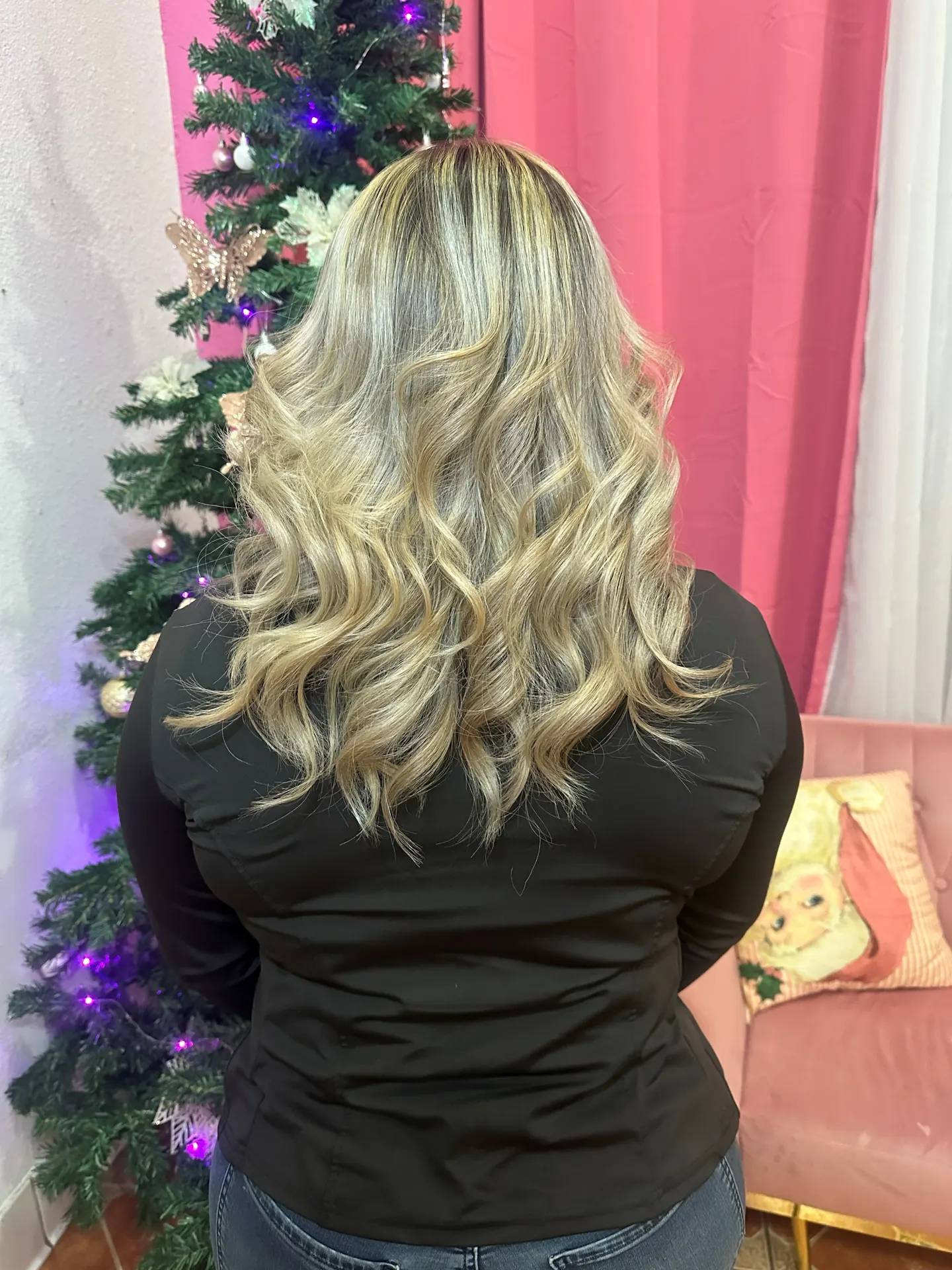 Balayage, after