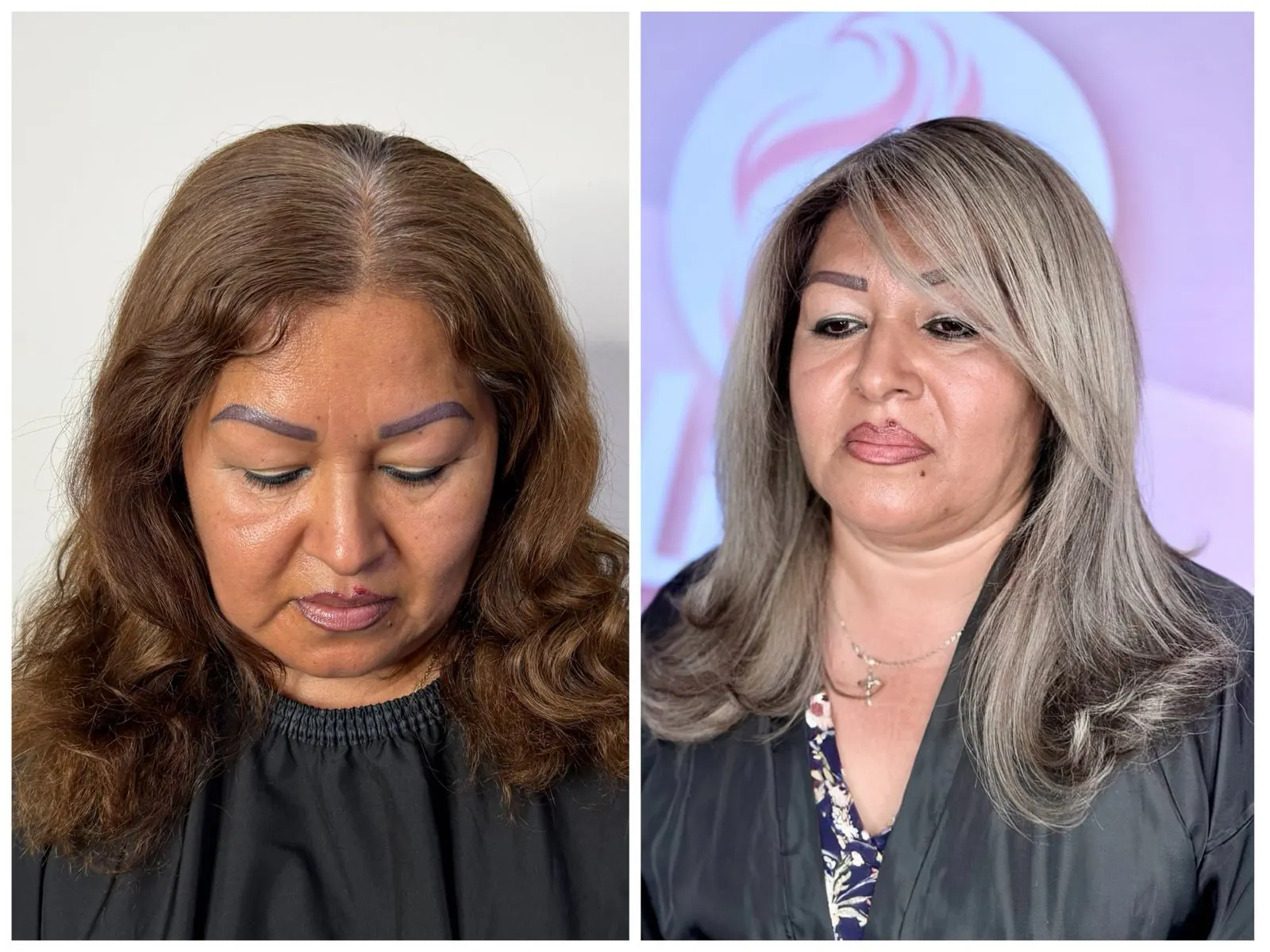 Highlights before and after, side by side